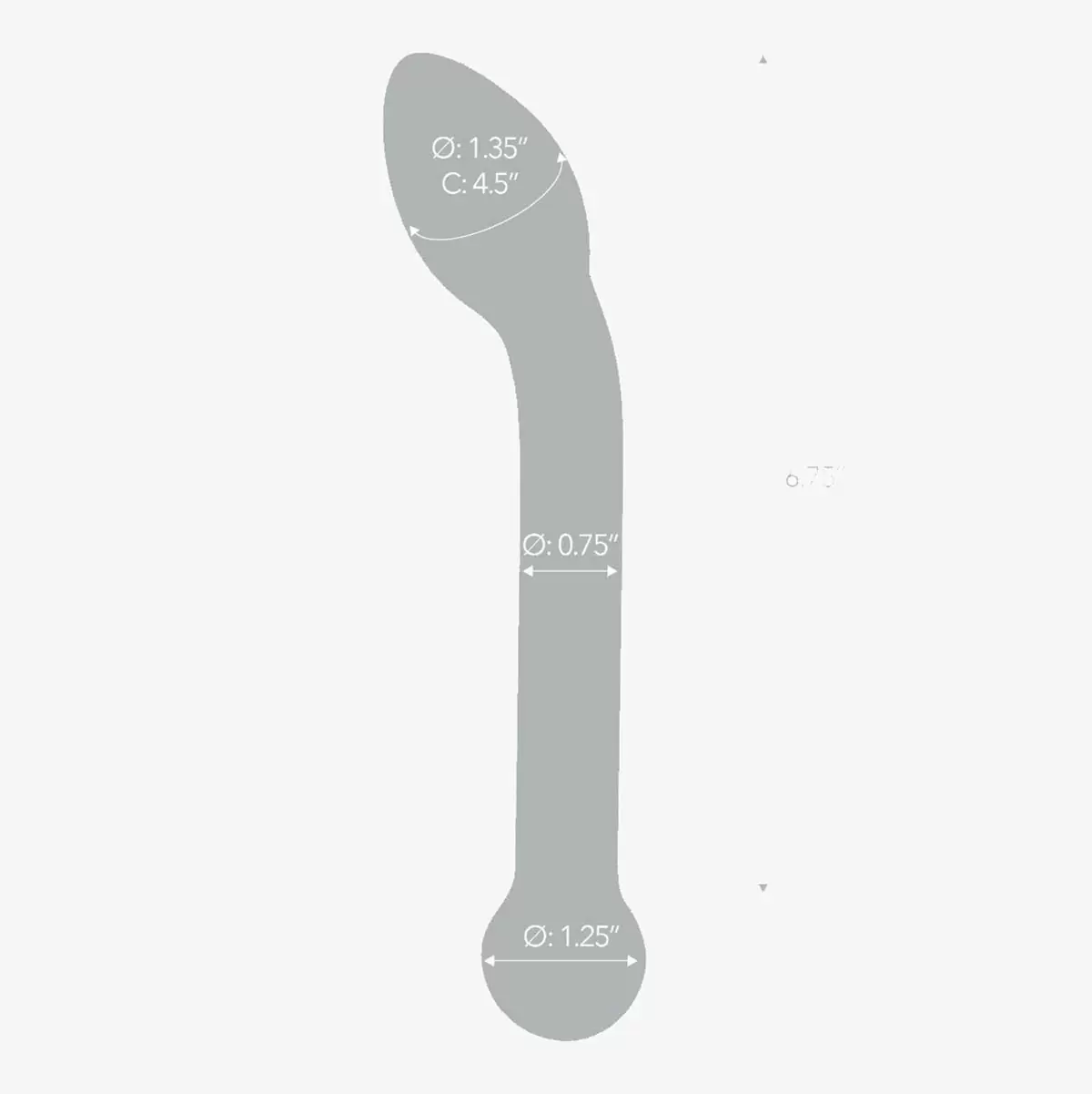 8inch Slimline G Spot Dildo 8inch Slimline G Spot Dildo