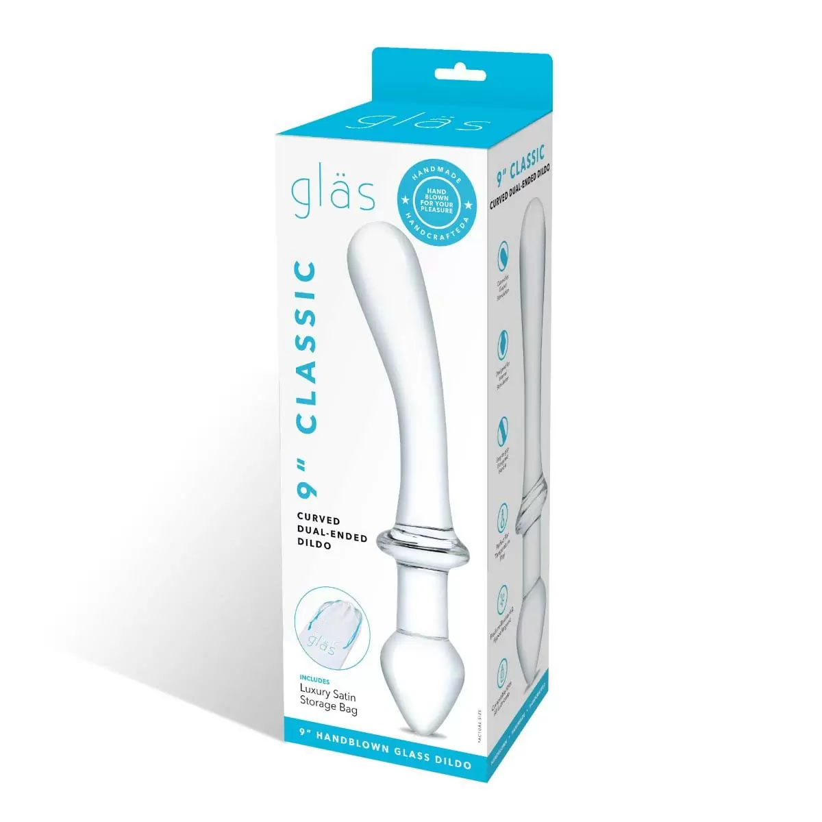 9inch Classic Curved Dual Ended Dildo 9inch Classic Curved Dual Ended Dildo