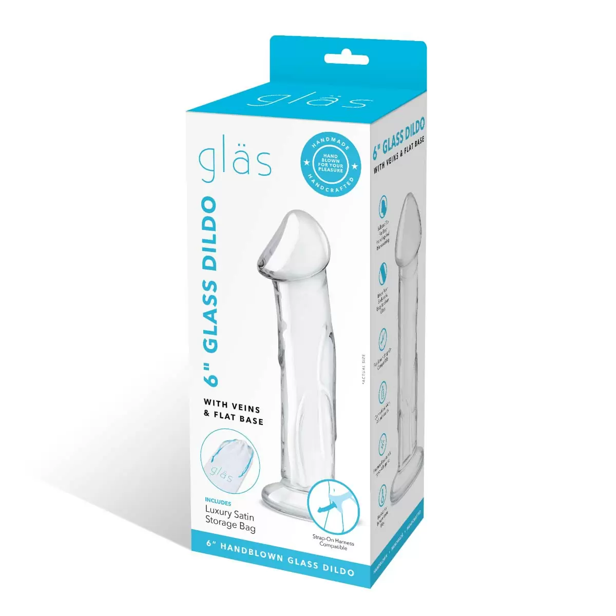 6inch Veins & Flat Base Dildo 6inch Veins & Flat Base Dildo