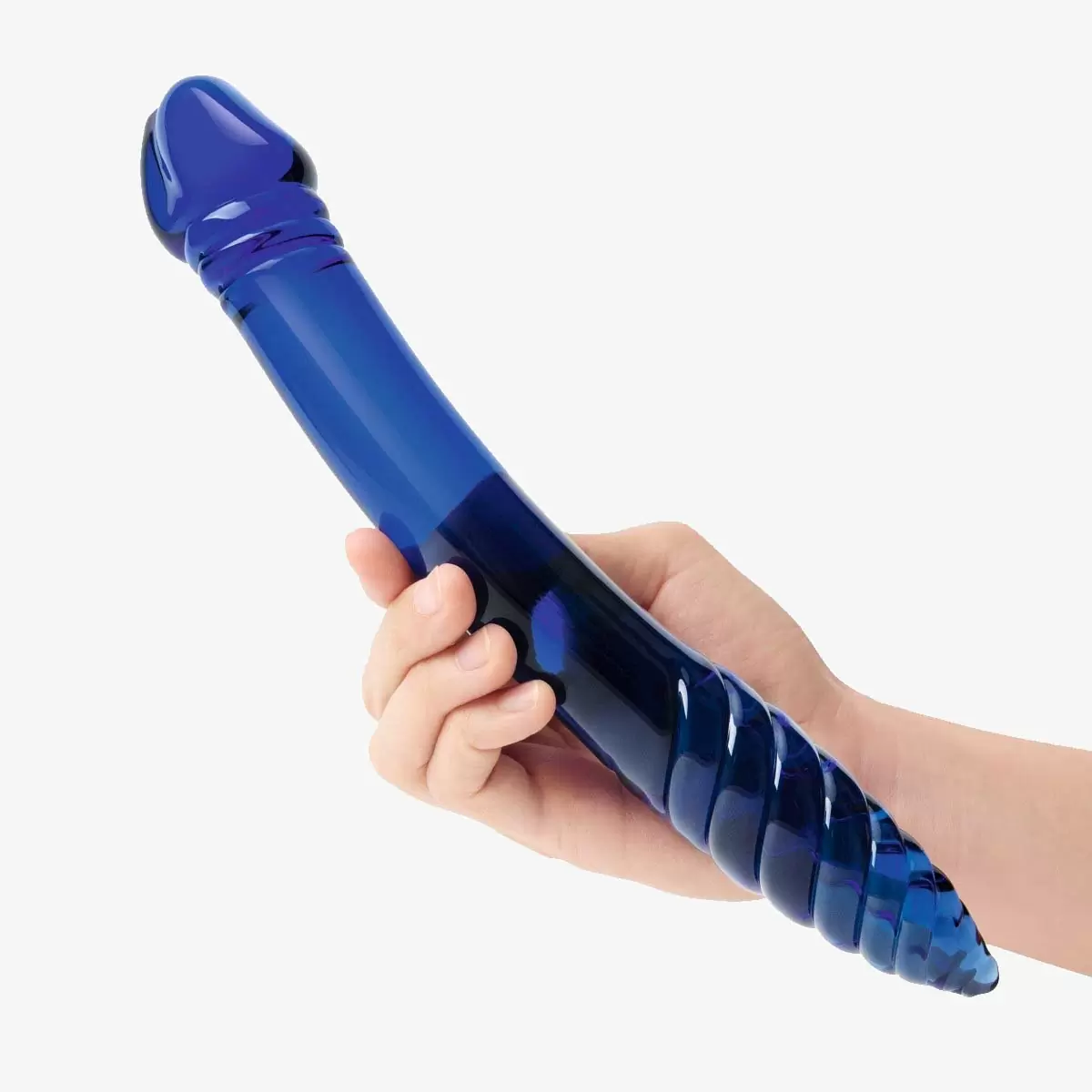 11inch Double Sided Glass Dildo For G & P Spot Stimulation 11inch Double Sided Glass Dildo For G & P Spot Stimulation