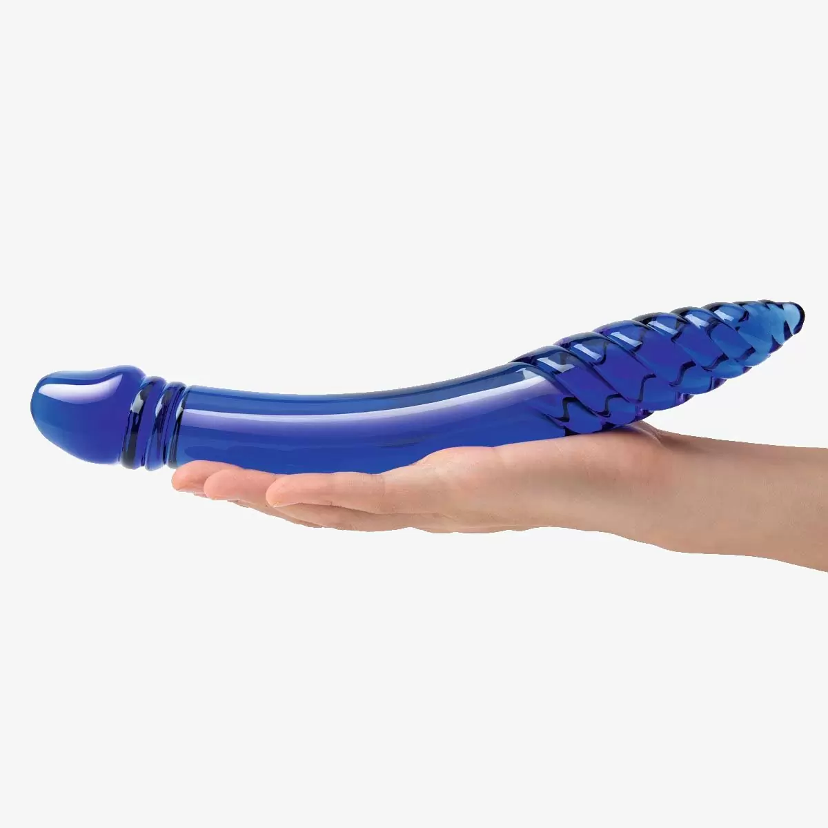 11inch Double Sided Glass Dildo For G & P Spot Stimulation 11inch Double Sided Glass Dildo For G & P Spot Stimulation