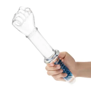 11inch Glass Fist Double Ended With Handle Grip