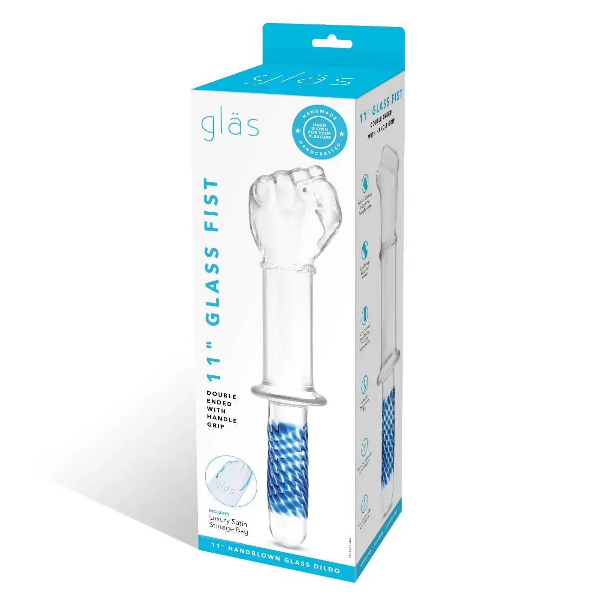 11inch Glass Fist Double Ended With Handle Grip 11inch Glass Fist Double Ended With Handle Grip