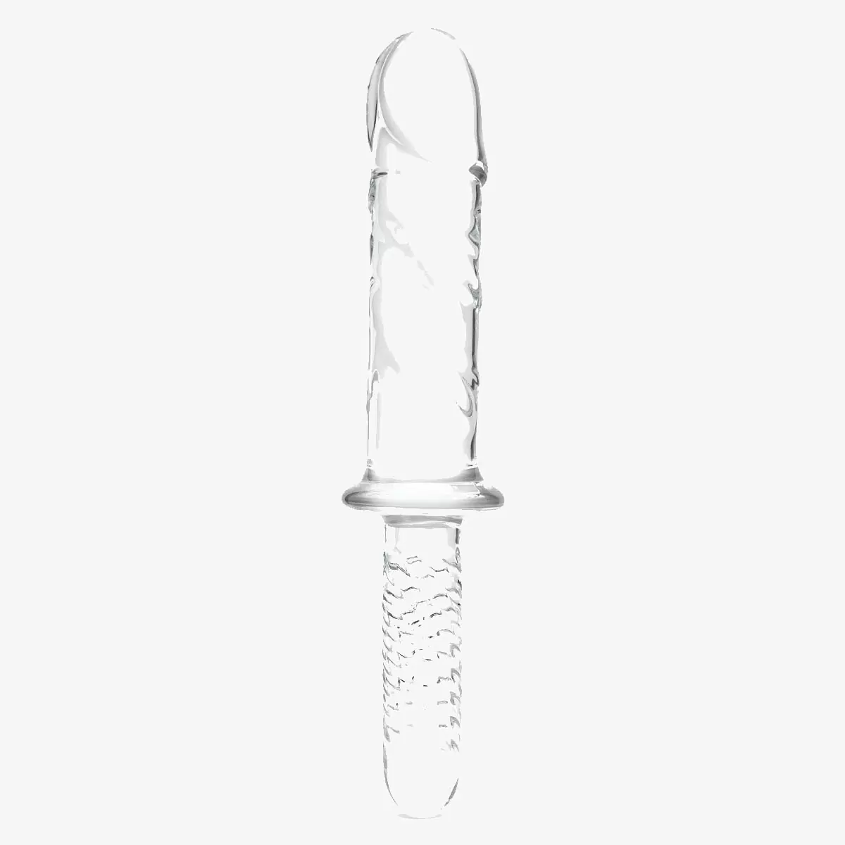 11inch Girthy Cock Double Ended With Handle Grip 11inch Girthy Cock Double Ended With Handle Grip