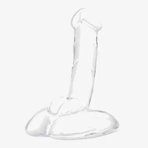 7.5inch Rideable Standing Glass Cock With Stability Base