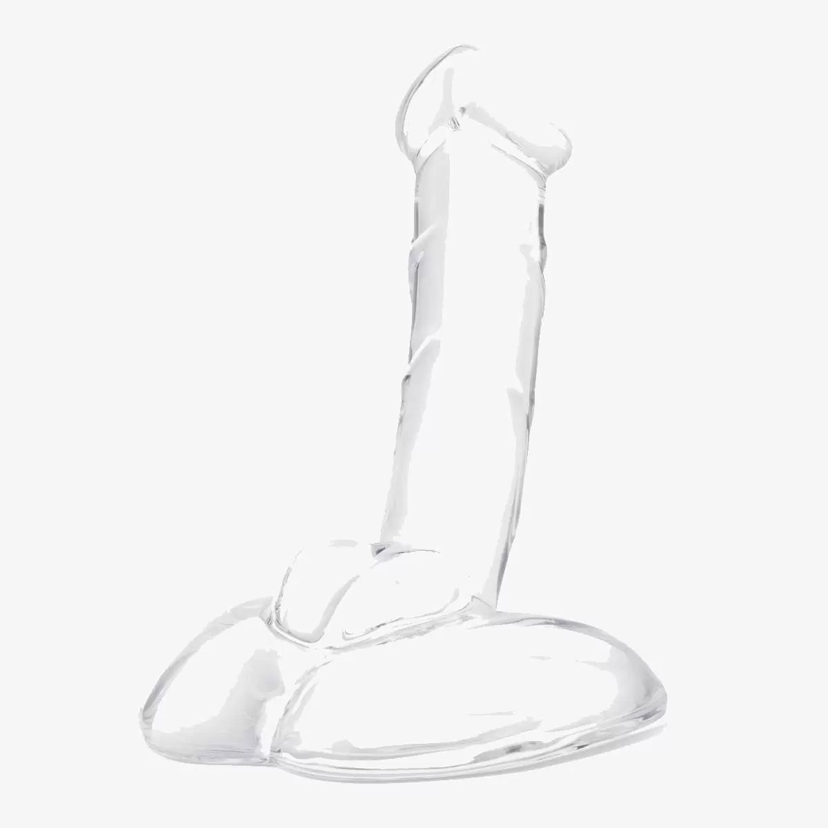 7.5inch Rideable Standing Glass Cock With Stability Base 7.5inch Rideable Standing Glass Cock With Stability Base