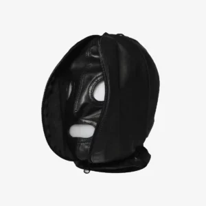 Leather Double Hood with Front Zipper Leather Double Hood with Front Zipper
