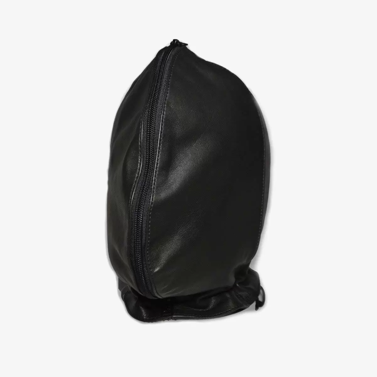 Leather Double Hood with Front Zipper Leather Double Hood with Front Zipper