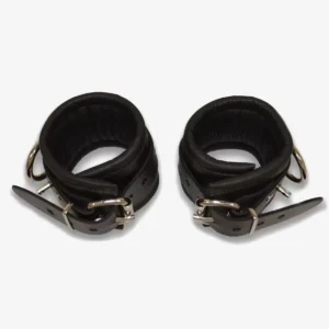 Leather Lockable Ankle Restraints Leather Lockable Ankle Restraints