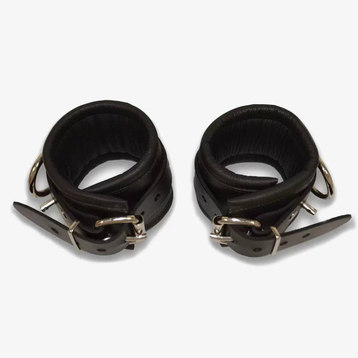 Leather Lockable Ankle Restraints Leather Lockable Ankle Restraints