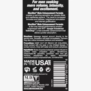 Max Size Enhancement Cream 5oz