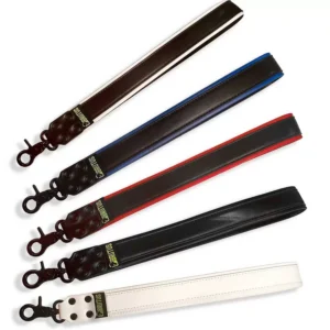 Vegan Short Leash Black Red Blue White