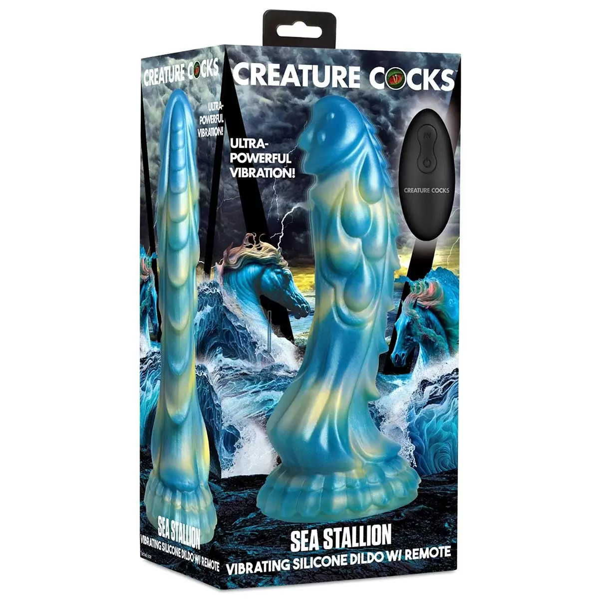 Sea Stallion Vibrating Silicone Dildo with Remote Sea Stallion Vibrating Silicone Dildo with Remote