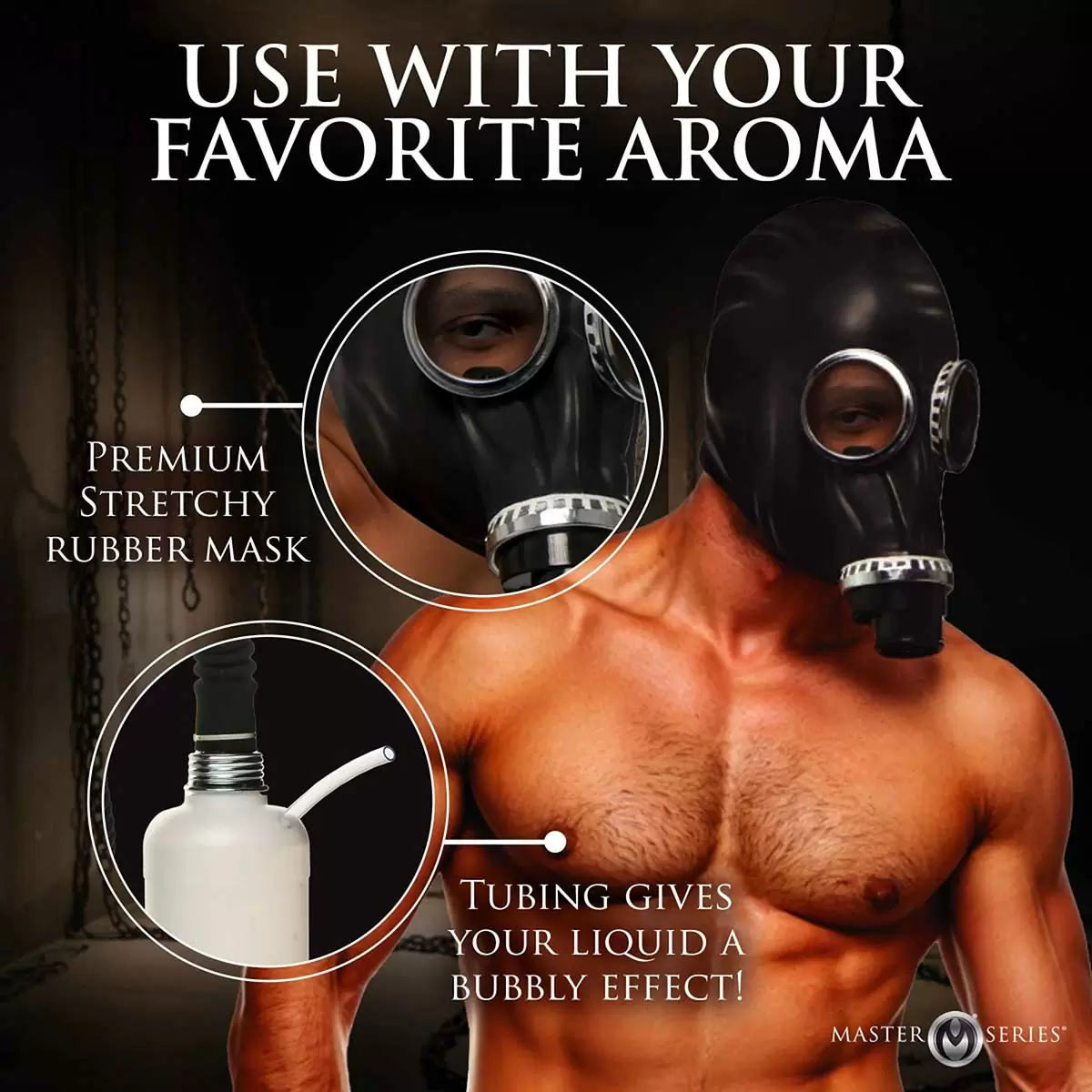 Dark Inhaler Gas Mask with Bottle Dark Inhaler Gas Mask with Bottle