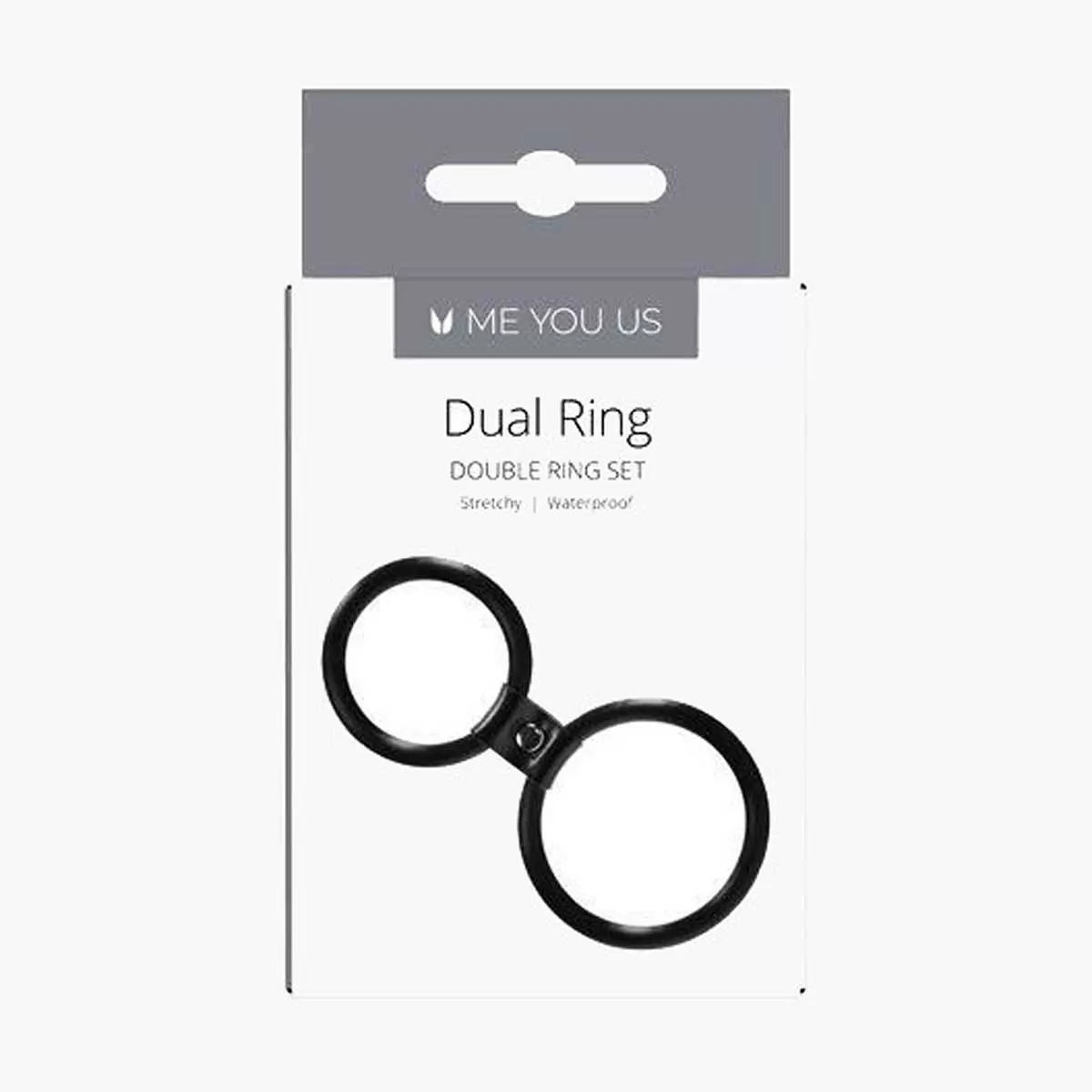 Dual Ring Cock Ring Black Dual Ring Cock Ring Black