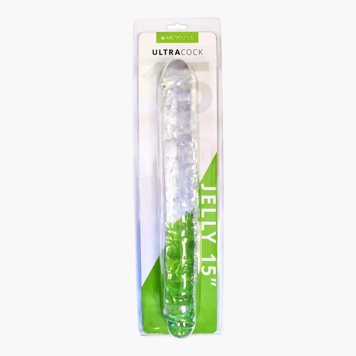 Ultra Cock Jelly Double Ended Dildo 15 Inch Clear Ultra Cock Jelly Double Ended Dildo 15 Inch Clear