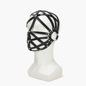 Black Web Hood Mask