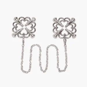 Flower Design Nipple Clamps Chain