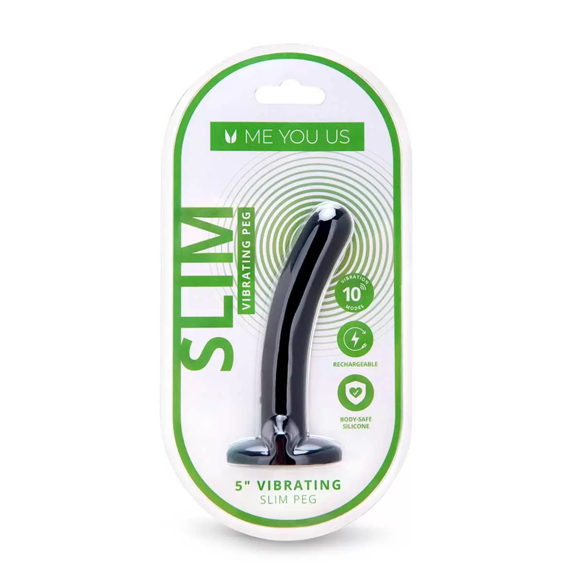 5 inch Vibrating Rechargeable Slim Beginners Peg 5 inch Vibrating Rechargeable Slim Beginners Peg