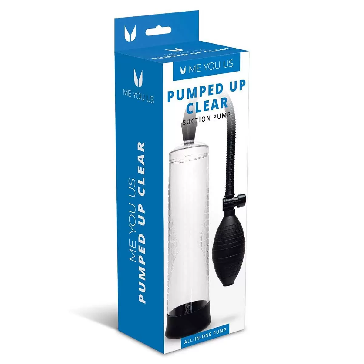 Pumped Up Suction Penis Pump Clear Black Blue Pumped Up Suction Penis Pump Clear Black Blue
