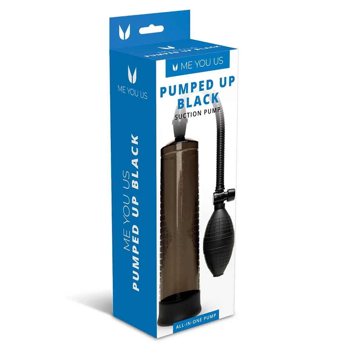 Pumped Up Suction Penis Pump Clear Black Blue Pumped Up Suction Penis Pump Clear Black Blue