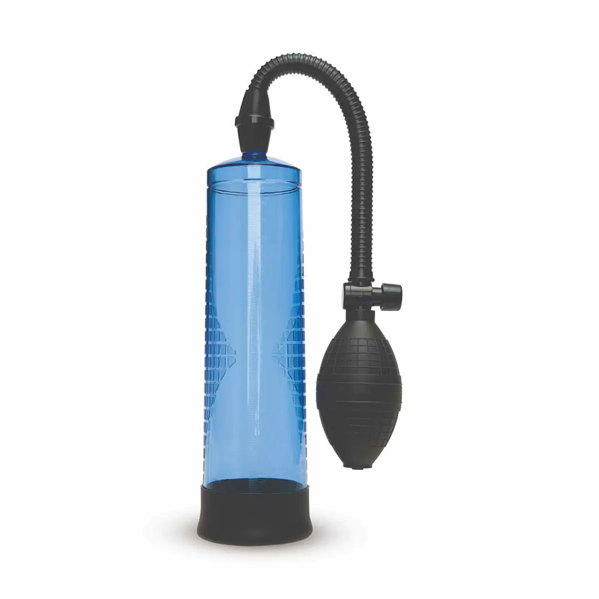 Pumped Up Suction Penis Pump Clear Black Blue Pumped Up Suction Penis Pump Clear Black Blue