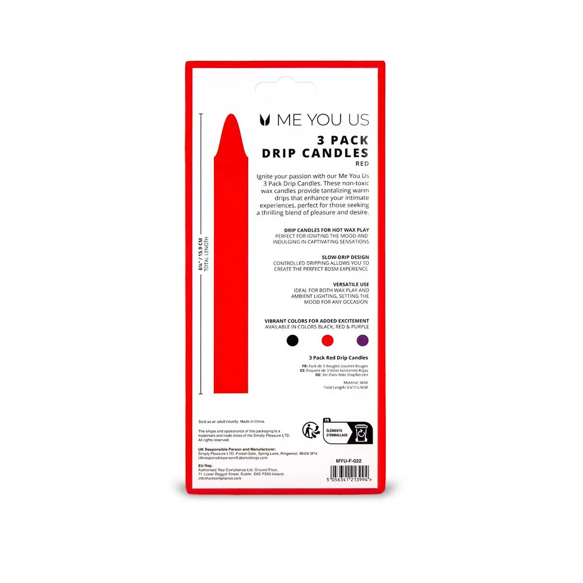 Candles 3 Pack Black Red Purple Candles 3 Pack Black Red Purple