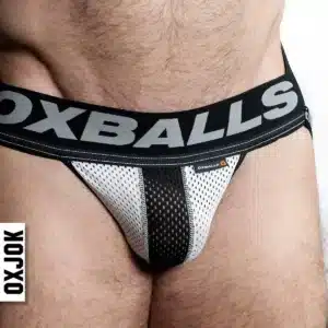 Ox Jok Airmesh Jock Strap Ice White