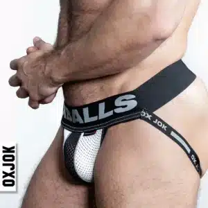 Ox Jok Airmesh Jock Strap Ice White