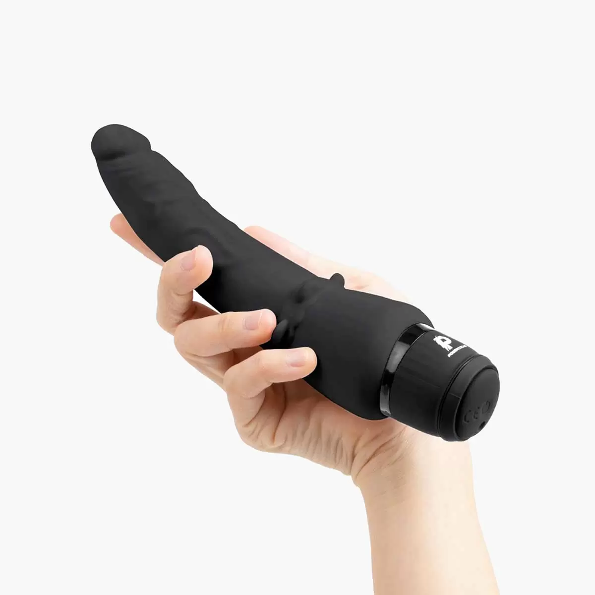7″ Slim Anal Realistic Vibrator Black Flesh 7″ Slim Anal Realistic Vibrator Black Flesh