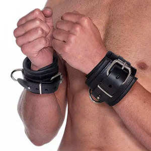 Leather Lockable Wrist Restraints Leather Lockable Wrist Restraints