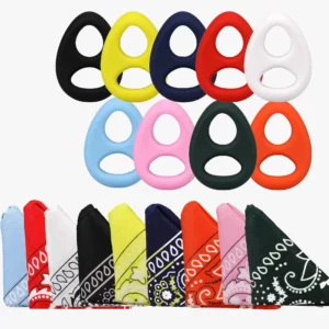 The Code Silicone Cock Ring with Bandana