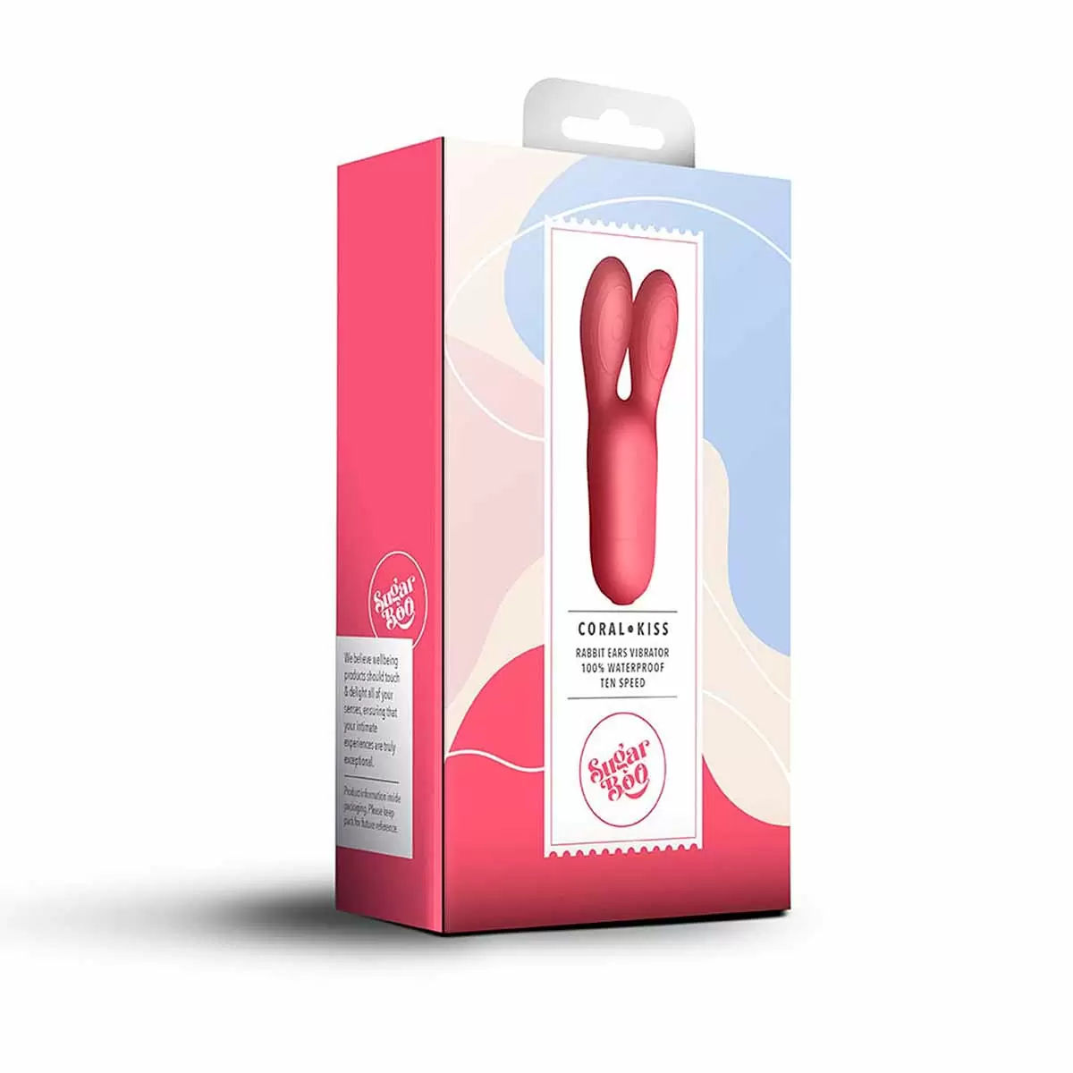 Sugar Boo Coral Kiss Rabbit Ears Vibrator Coral Sugar Boo Coral Kiss Rabbit Ears Vibrator Coral