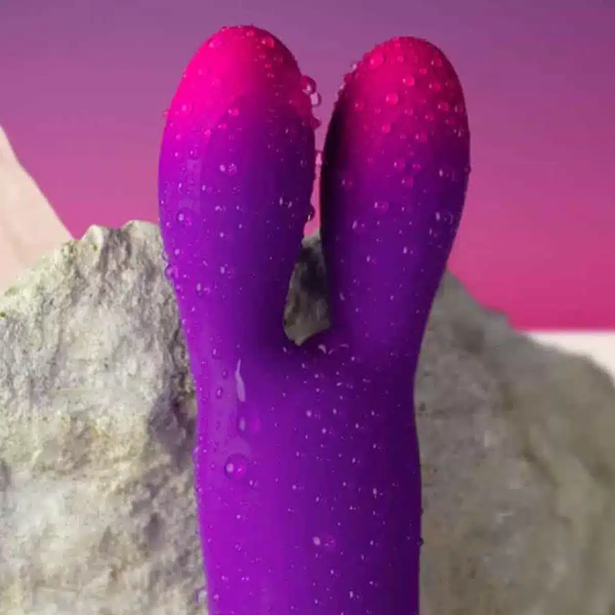 Glo-Girl Bunny Vibrator Purple Pink Glo-Girl Bunny Vibrator Purple Pink