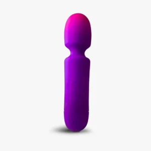 Glo-Girl Wand Vibrator Purple Pink