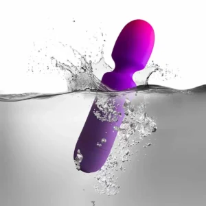 Glo-Girl Wand Vibrator Purple Pink