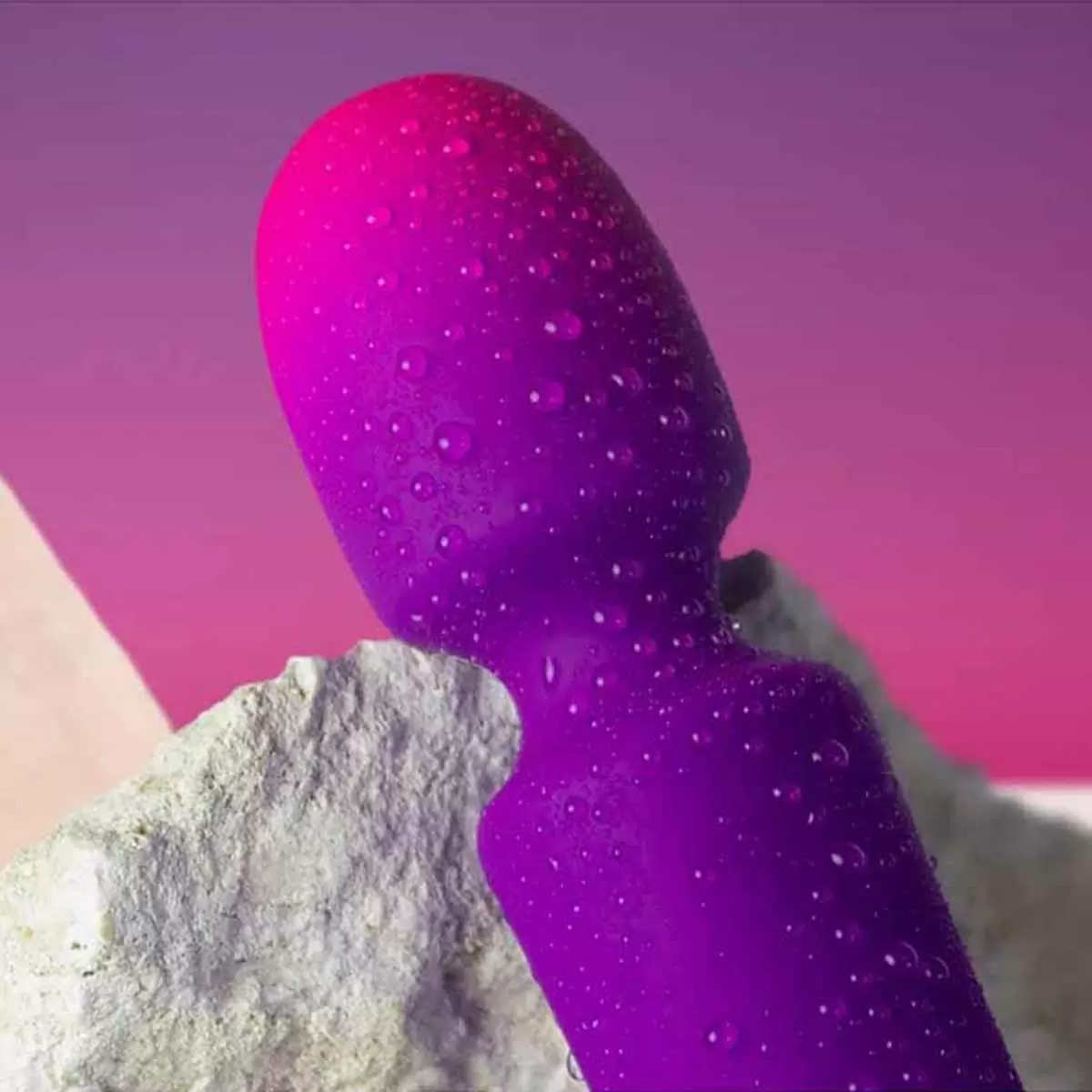 Glo-Girl Wand Vibrator Purple Pink Glo-Girl Wand Vibrator Purple Pink