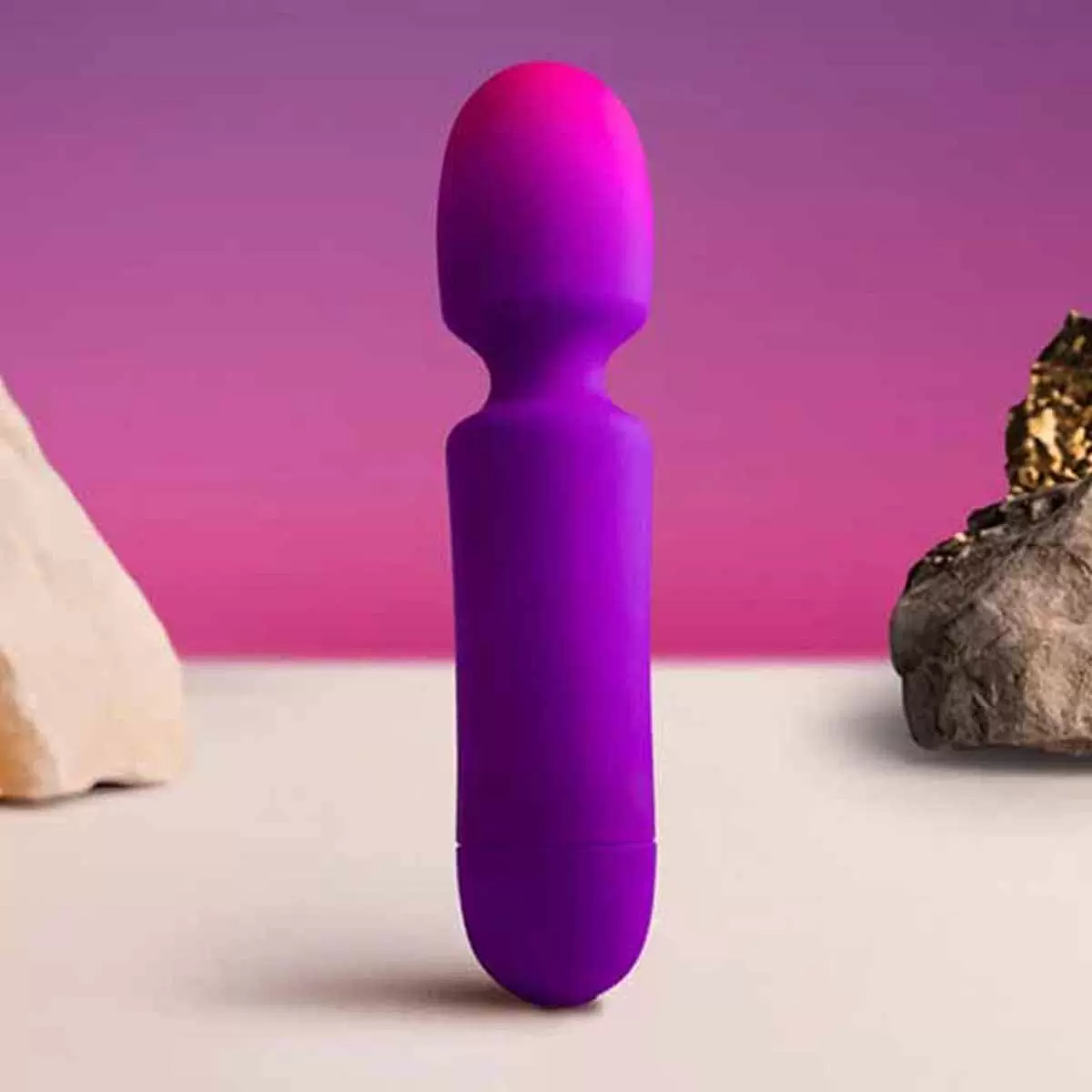 Glo-Girl Wand Vibrator Purple Pink Glo-Girl Wand Vibrator Purple Pink