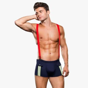 FIREMAN BOTTOM WITH SUSPENDERS 2 PC