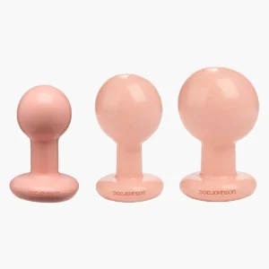 The Classic Round Butt Plug 3 piece set