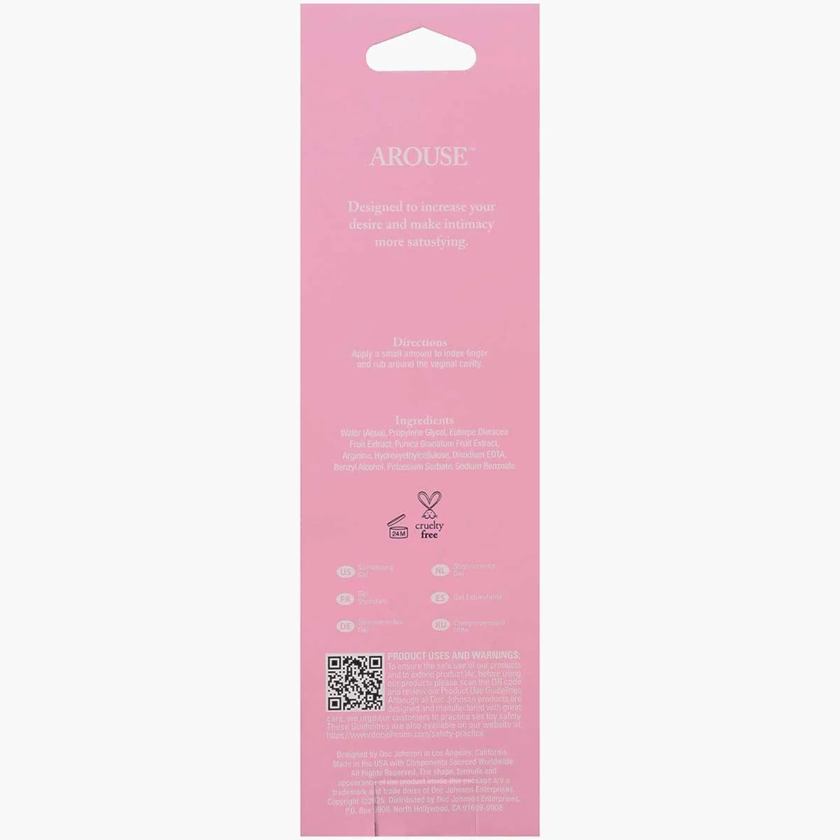 Intimate Enhancements Arouse Stimulating Gel with L-Arginine 2 fl oz Intimate Enhancements Arouse Stimulating Gel with L-Arginine 2 fl oz