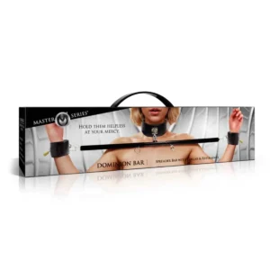 Master Series Dominion Bar Spreader Bar With Collar & Restraints