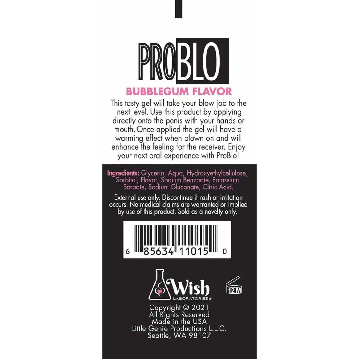 Oral Pleasure Gel Oral Pleasure Gel