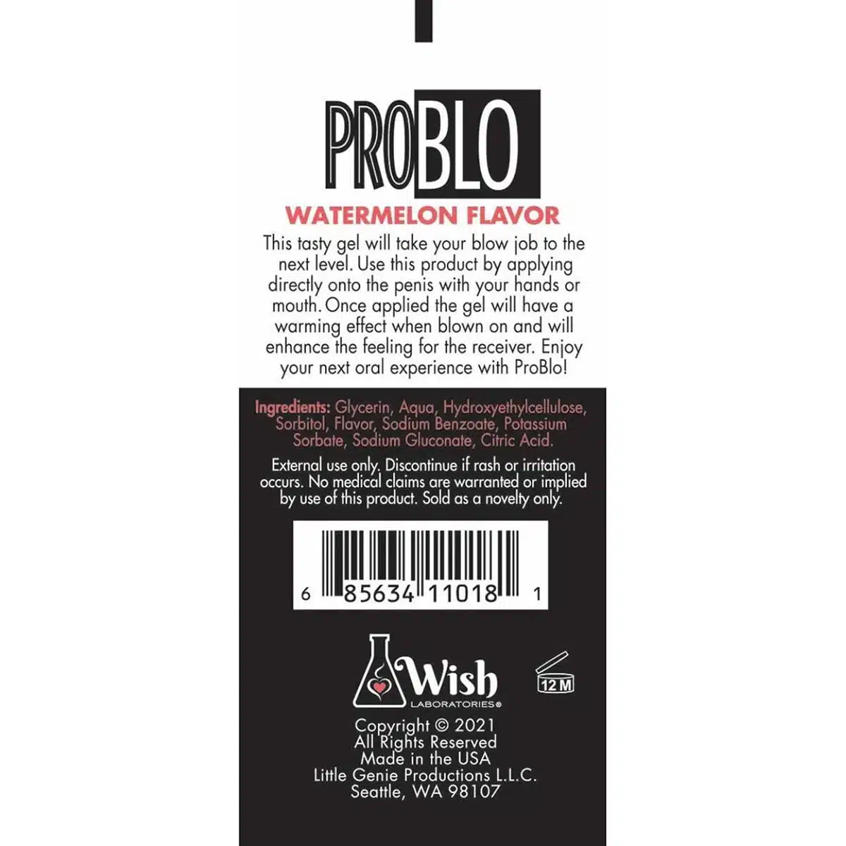 Oral Pleasure Gel Oral Pleasure Gel