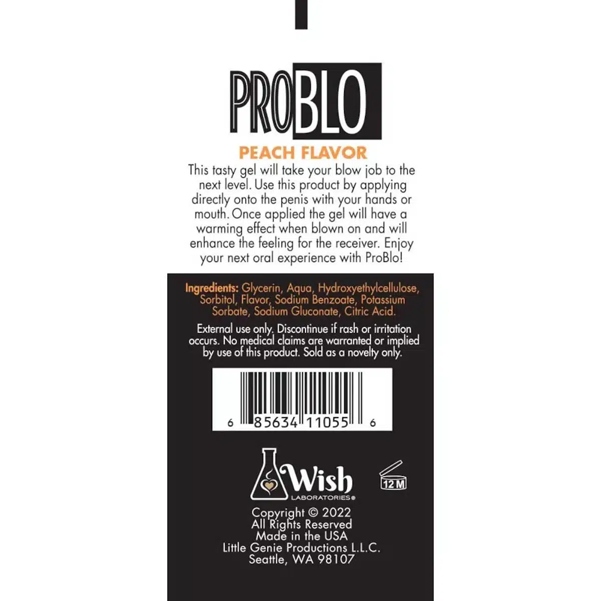 Oral Pleasure Gel Oral Pleasure Gel