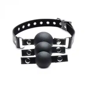 Interchangeable Silicone Ball Gag Set Interchangeable Silicone Ball Gag Set