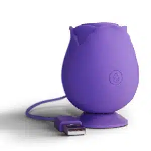 Pick Me Rose Suction Vibrator Purple
