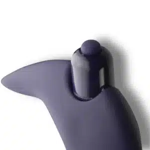 Hold Me Vibrating Cock Ring Navy Blue