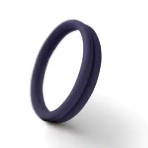 You & Me Double Stamina Cock Ring Blue
